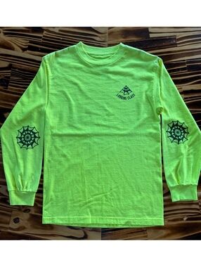 Lurking Class neon green long sleeve graphic shirt